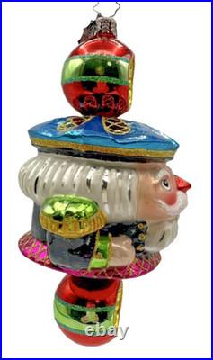 RARE! Radko 20th Anniversary Nutcracker Crunch with reflectors 1011758