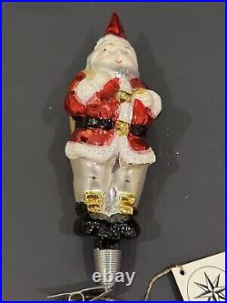 RARE VTG Christopher Radko THOMAS NAST SANTA CLIP Glass Ornament 93-217-0