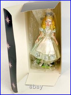 RARE Vint. Christopher Radko Disney ALICE IN WONDERLAND Alice Glass Ornament NIB