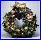 RARE_Vintage_CHRISTOPHER_RADKO_Topiary_Wreath_Glass_Garland_Christmas_Ornament_01_ozw