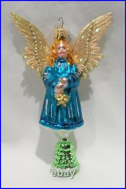 Radko 1995 EVERY TIME A BELL RINGS Vintage RARE Angel Bell Ornament NEW withTag