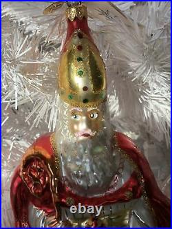 Radko 1995 The Bishop Santa Ornament 95-127-0 12 Tall NWTIB