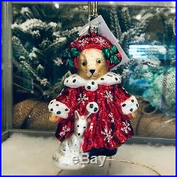 Radko 2004 MUFFY SNOW QUEEN in Red EXCL RG LE Glass Christmas Ornament 3011306