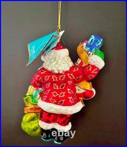 Radko 2006 Santa A Wink Of His Eye. Ltd Ed #3402/7500 Christmas Ornament NIB