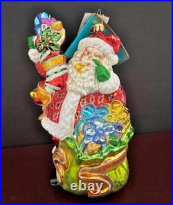 Radko 2006 Santa A Wink Of His Eye. Ltd Ed #3402/7500 Christmas Ornament NIB