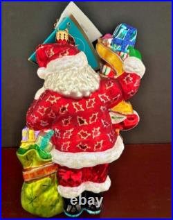 Radko 2006 Santa A Wink Of His Eye. Ltd Ed #3402/7500 Christmas Ornament NIB