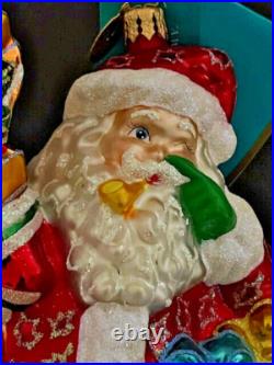 Radko 2006 Santa A Wink Of His Eye. Ltd Ed #3402/7500 Christmas Ornament NIB