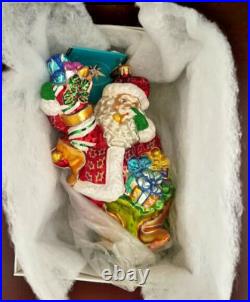 Radko 2006 Santa A Wink Of His Eye. Ltd Ed #3402/7500 Christmas Ornament NIB