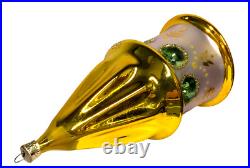 Radko BIRD HOUSE Ornament 1988 Poland 88-073-0 Gold VERY EARLY Signed RARE