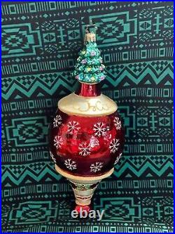 Radko CHRISTMAS GRANDEUR Ornament Tree 02-0049-0 REFLECTOR Ball 8.5