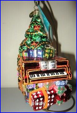 Radko CHRISTMAS MINUET Grand Piano Tree Gifts Christmas Ornament NWT New 1011743