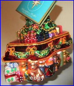 Radko CHRISTMAS MINUET Grand Piano Tree Gifts Christmas Ornament NWT New 1011743