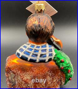 Radko Christmas Ornament Its a Wonderful Life Glass James Stewart George Bailey
