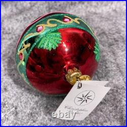 Radko Christopher's Favorite Glass Christmas Ornament 15th Anniversary Balloon