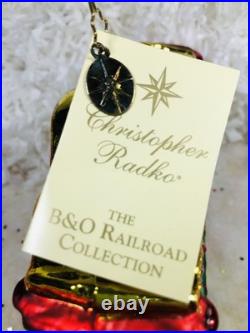 Radko Cracker Carriage Nutcracker B&O Railroad Train Collection Ornament NWT2009