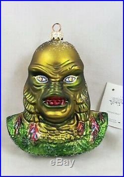 Radko Creature From The Black Lagoon Universal Monsters Glass Ornament