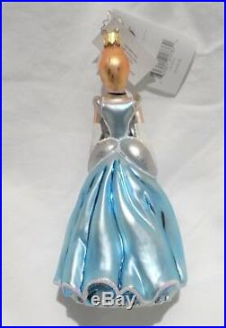 Radko Disney 2002 CINDERELLA VERY RARE Princess Ornament Ball Gown NEW withTag