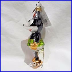 Radko Disney 2003 MINNIE MOUSE 75th ANNIVERSARY Ornament Very Rare NEW withTag