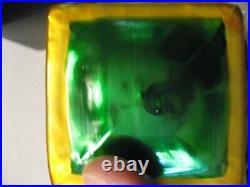 Radko Disney Mickey & Minnie Toy Block Glass Christmas Ornament 98-DIS-10