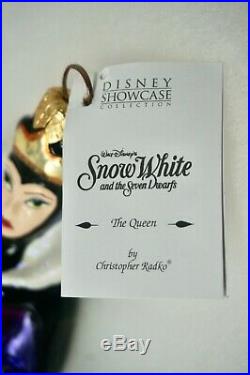 Radko Disney Snow White & the Seven Dwarfs The Queen Ornament 98-DIS-14