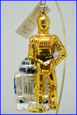 Radko Disney Star Wars C-3PO & R2-D2 Glass Ornament 99-STW-01