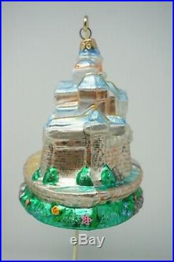Radko Disneyland Cinderella Castle Christmas Ornament 99-DIS-39 Signed