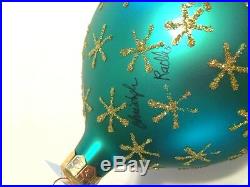 Radko Esquire Santa SIGNED #435/750 Christmas Ornament 1996 VERY RARE Tag Box