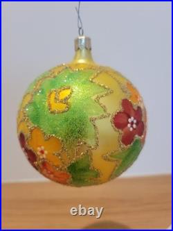 Radko Floral Christmas Ornament