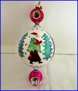 Radko Forever Blue Lucy with Reflectors 9-inches