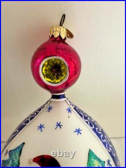 Radko Forever Blue Lucy with Reflectors 9-inches