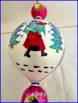 Radko Forever Blue Lucy with Reflectors 9-inches