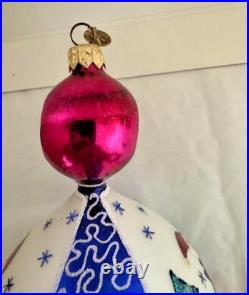 Radko Forever Blue Lucy with Reflectors 9-inches