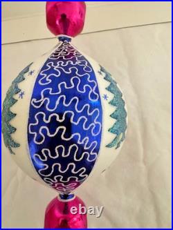 Radko Forever Blue Lucy with Reflectors 9-inches