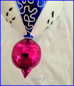 Radko Forever Blue Lucy with Reflectors 9-inches