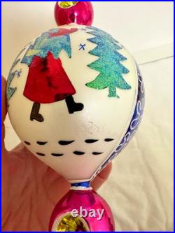 Radko Forever Blue Lucy with Reflectors 9-inches