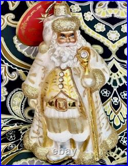 Radko GOLDEN BAROQUE Nicholas Santa Gold Ornament 2015 6.5 NWT 1018023