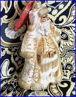 Radko GOLDEN BAROQUE Nicholas Santa Gold Ornament 2015 6.5 NWT 1018023