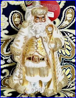 Radko GOLDEN BAROQUE Nicholas Santa Gold Ornament 2015 6.5 NWT 1018023