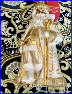 Radko GOLDEN BAROQUE Nicholas Santa Gold Ornament 2015 6.5 NWT 1018023