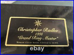 Radko GRAND RING MASTER MOSCOW Nutcracker Ornament Large 9 NIB LTD ED