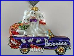 Radko Halloween Haunted Ghost Car BOOO MOBILE 1015417 Ornament