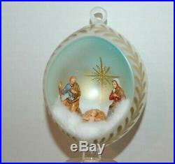 Radko LIGHT OF THE WORLD Christmas Ornament 1011946 SIGNED, MARY, JOSEPH, JESUS
