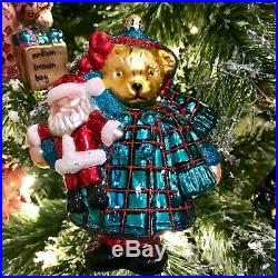Radko MUFFY 2008 MIRACLE ON 34TH STREET Glass Christmas Ornament 1014400