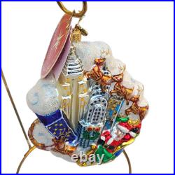 Radko New York City Santa Start Spreadin the Cheer Ornament NEW with Tag #1017884
