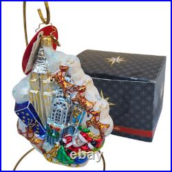 Radko New York City Santa Start Spreadin the Cheer Ornament NEW with Tag #1017884