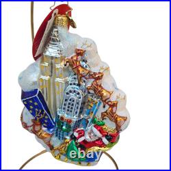 Radko New York City Santa Start Spreadin the Cheer Ornament NEW with Tag #1017884