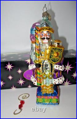 Radko Nutcracker SIR CRACKSALOT Knight Christmas Ornament +Box MINT 1011594