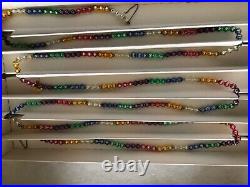 Radko Ornament / Garland Rainbow Parade Garland rainbow small beads