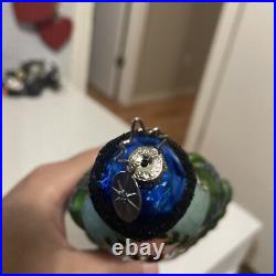 Radko Portrait Santa Village View Nicholas Glass Ornament 7