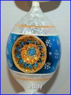 Radko RUSSIANS GIFT FINIAL Christmas Ornament 3010464 HUGE, INCREDIBLE TREE TOP